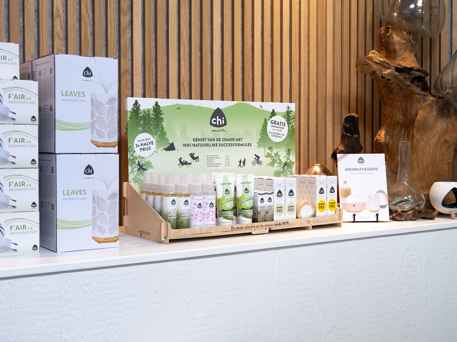 Displays  - Insecten en kwallenbeten, ter verzachting