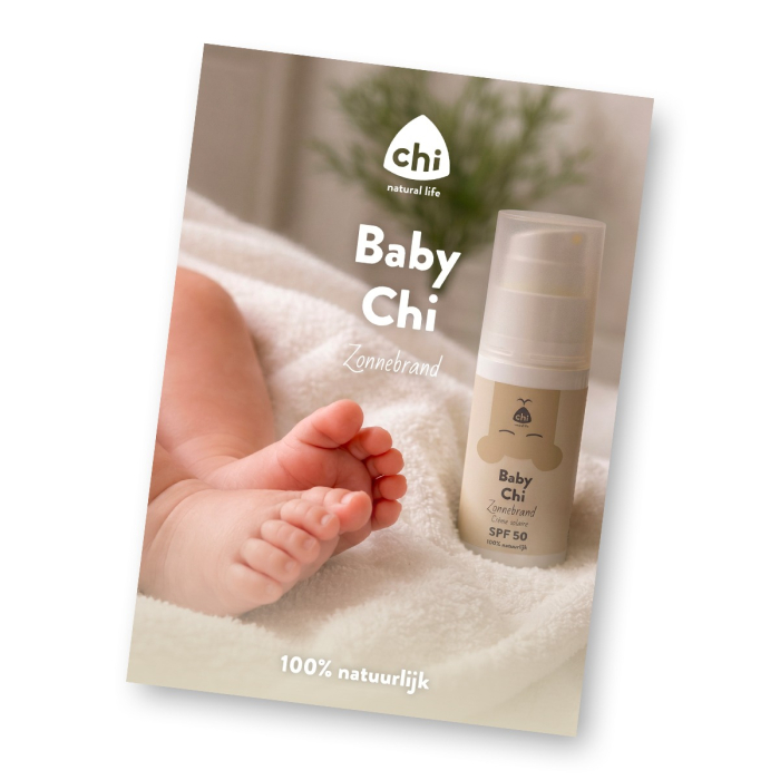 Flyer: Baby Chi Zonnebrand