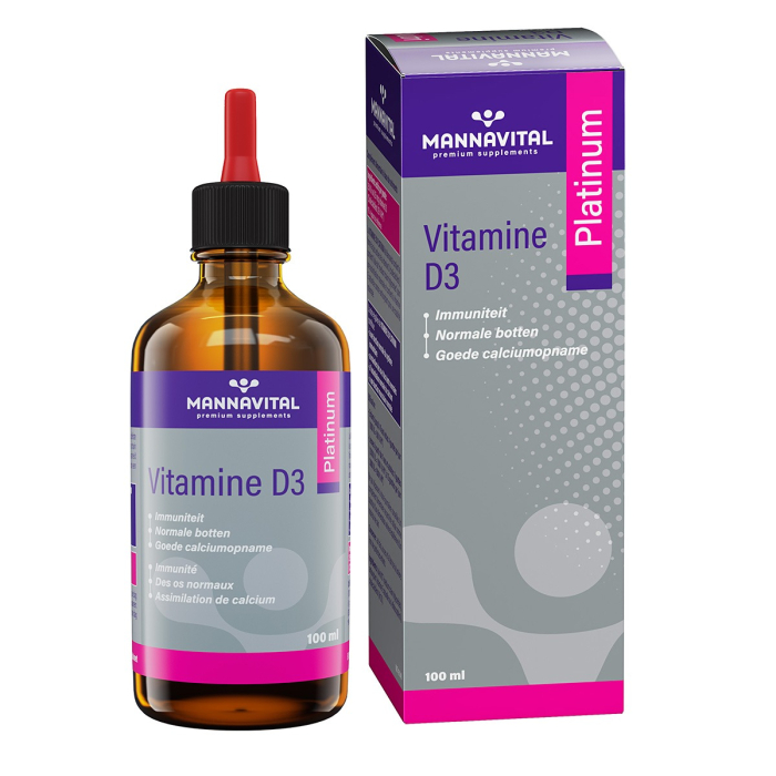 Mannavital Vitamine D3 Platinum druppels
