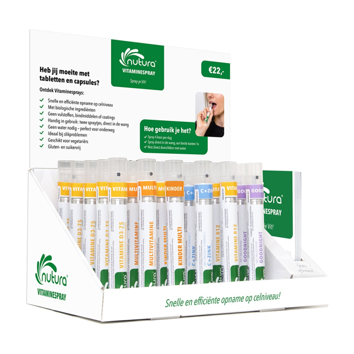 Display: Nutura Vitaminesprays