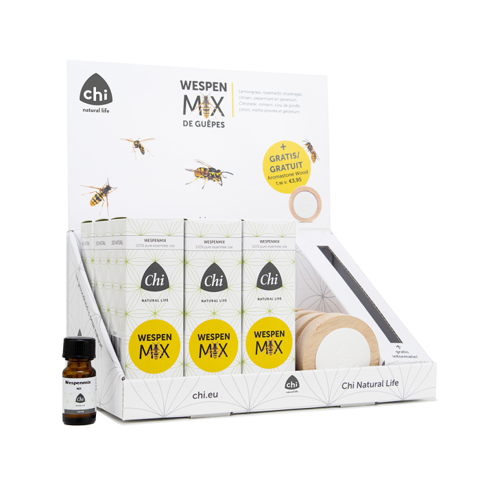 Display: Wespenmix + Aromastone Wood