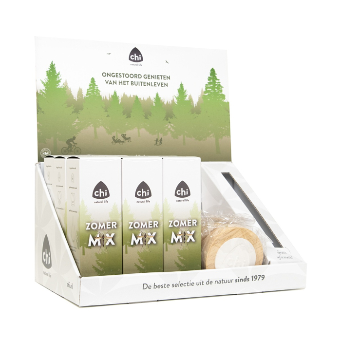 Display: Zomermix + Aromastone Wood