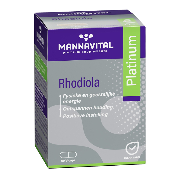 Mannavital Rhodiola Platinum 60 vegicaps