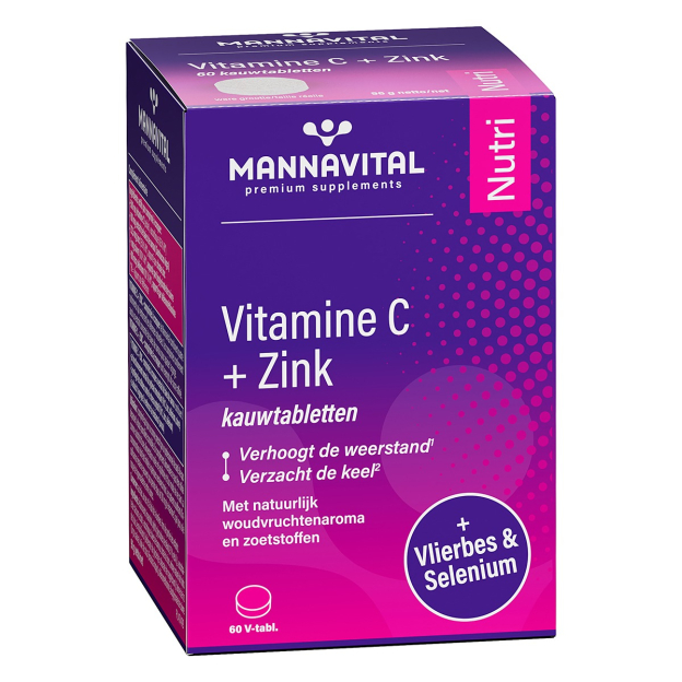 Mannavital Vitamine C + zink