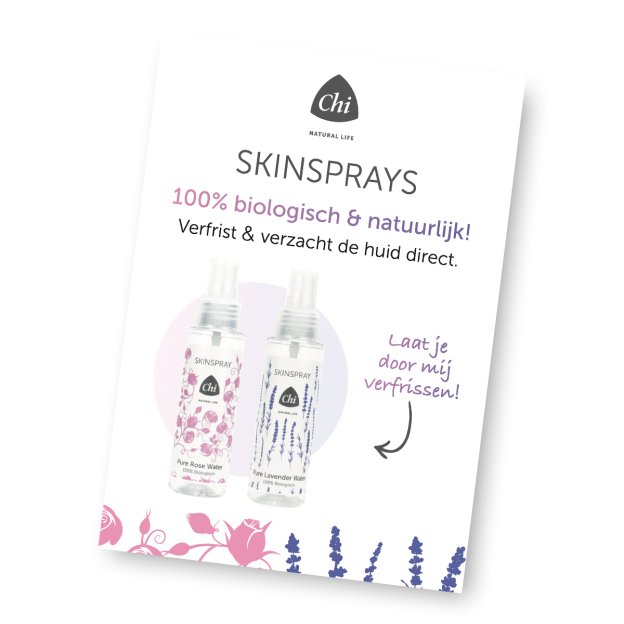 Flyer: Rosewater & Lavendelwater Skinspray