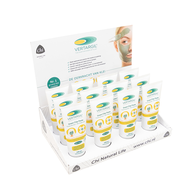 Display: Vertargil groene klei pasta