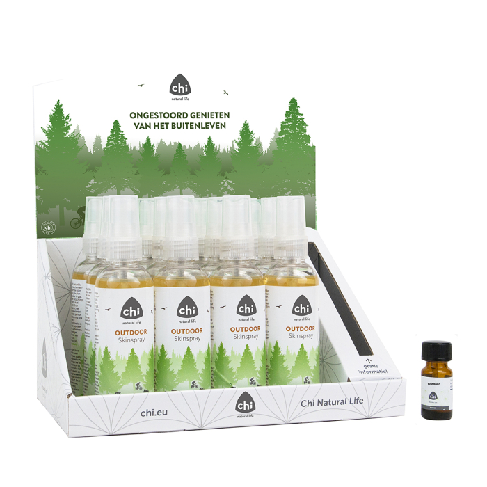 Display: Outdoor Skinspray 