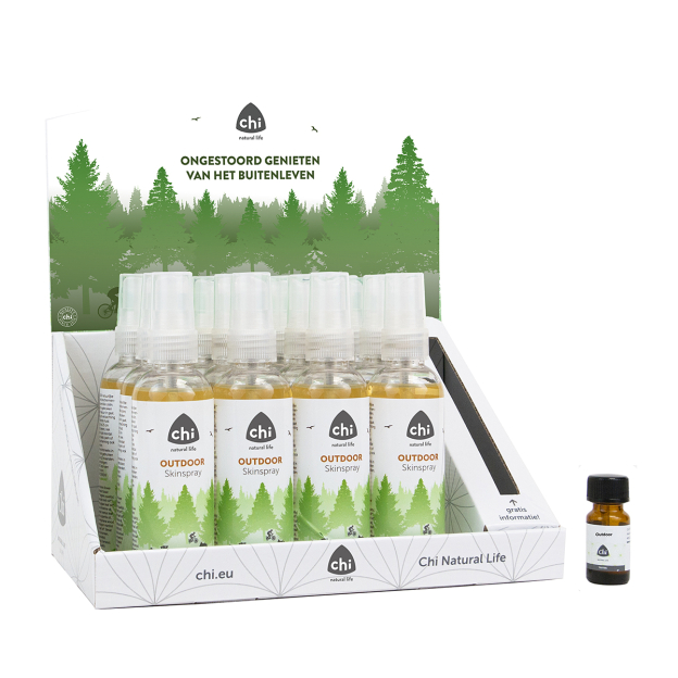 Display: Outdoor Skinspray 