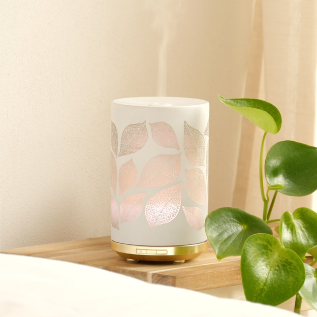 Leaves Aroma Diffuser + Gratis mix olie naar keuze