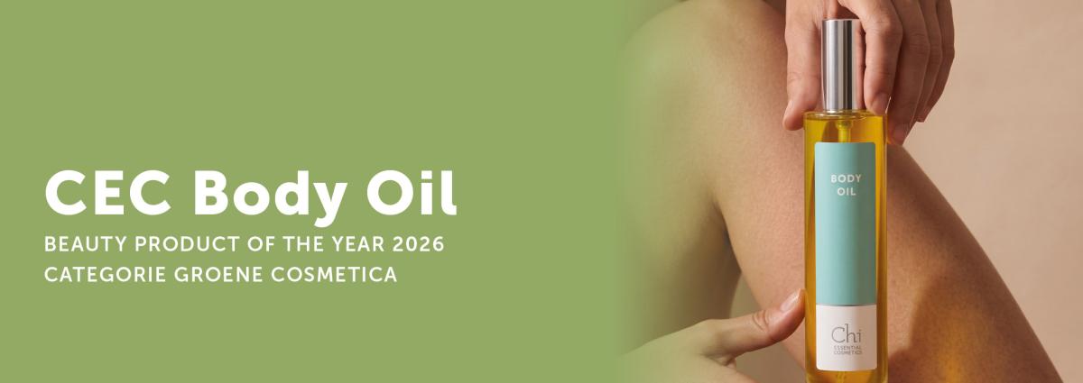 CEC Body Oil wint Beauty Product of the Year 2026 in de categorie Groene Cosmetica